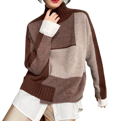 China Anti-wrinkle Autumn Spring Winter Breathable Long Sleeve Woman Turtle Neck Sweater Sweater for sale