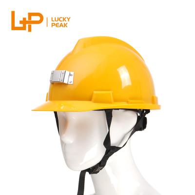 China ABS LuckyPeak professional manufacture hard hat safety helmet for Construction Sites workers Industrial Forestry Safety Helmet for sale