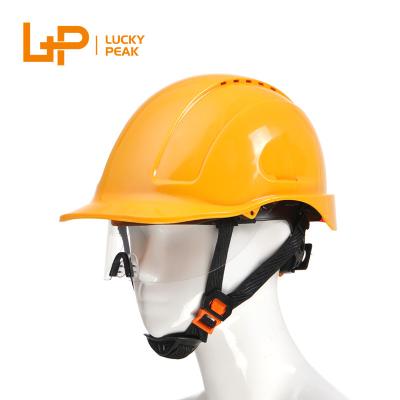 China ABS LuckyPeak Industry Hard Hat Adjustable Sealing Hard Hat Safety Helmet For Workers ABS High Hardness Hard Hat for sale