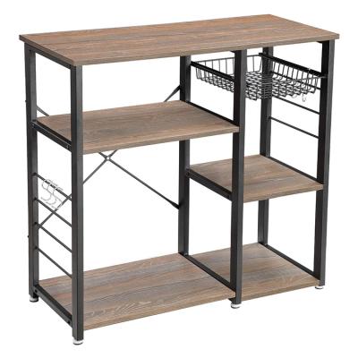 China Multi-Layer Rack Kitchen Shelf Original Sustainable Modern Multi-Function Large Space for sale