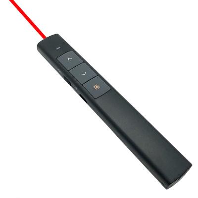 China 2.4GHZ Red Laser Teaching Pointer Wireless Presenter Pen Pointer USB Rechargeable Laser Pen for sale