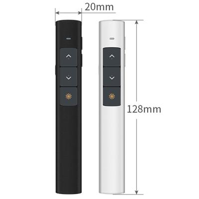 China 2.4 GHz Wireless Rechargeable Laser Pen Pointer Wireless Presenter Teaching Presenter With Red Laser for sale