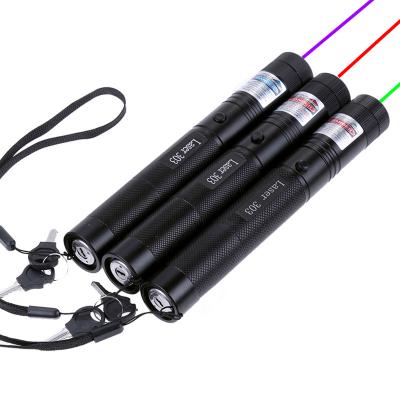 China Cat dogs toy Pet Cat Toy 303 Stars Green Laser Sight Flashlight 18650 Battery Green Laser Pointer with Safe Key for sale