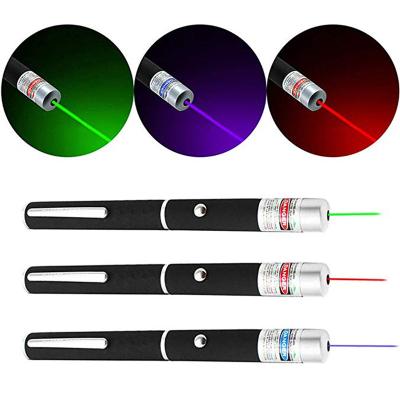 China Cat Dogs Play Powerful Green 532nm Laser Pointer Pen Beam Light Cat Toy Presentation Laser Pen Red Blue for sale