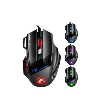 China Programmable Ergonomic Gaming Mouse X7 Mouse Led Drivers Usb 7d Gaming Glowing Cable Optical Mouse For PC for sale