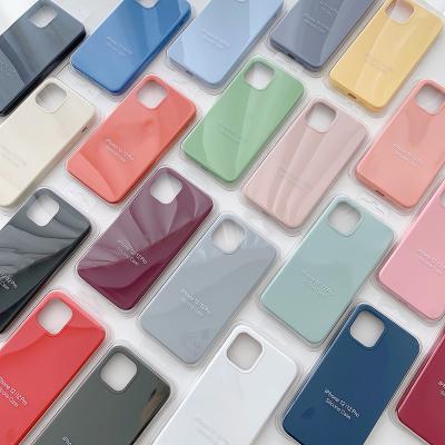 China New Arrival Shockproof Mobile Phone Liquid Silicone Case for iphone 13 pro phone 12 case for sale