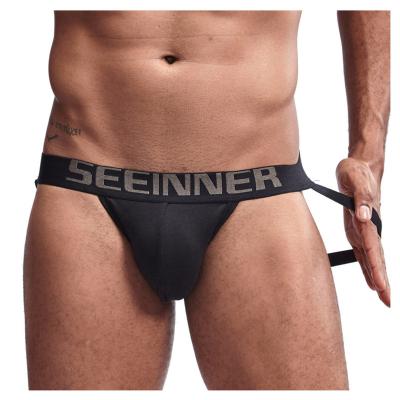 China OEM Print Breathable Pump Customized Leather Color Men In Jockstraps Gay Pour Sexy Men's Jockstrap for sale