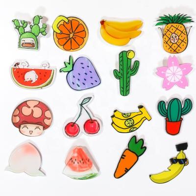 China Shape Souvenir Promotional Vegetables Gifts Acrylic Fridge Magnet for sale