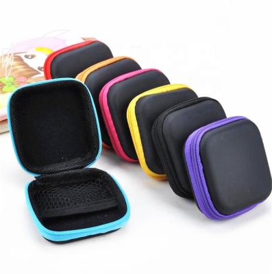 China PU+ EVA Earphone iPod MP3 Headphone Earbud Cable Charging Organizer Headphone EVA Case for sale