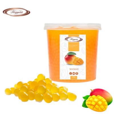 China Taiwan Wholesaler Bubble Milk Tea Topping Up Supply For Mango Popping Boba Round for sale