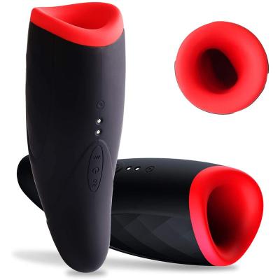 China Wholesale Automatic Oral Pussy Vibration Man Pocket Silicone Electric Masturbator Cup for sale