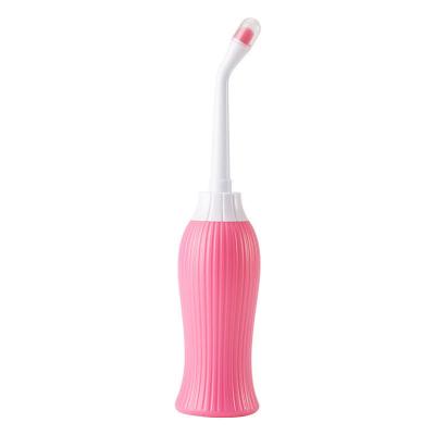 China Classic Feminine Hygiene Shower Enema Cleaner Vaginal Douche Enema Anal Bulb for sale