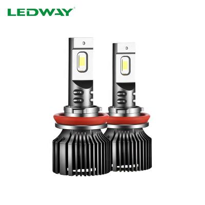 China Canbus Auto Parts Led W3 Led Fan H1 H7 H11 9005 Csp Chip Led Head Light With H4 Led Headlight Bulb 9006 10000lm for sale