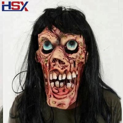 China Realistic Printing New Arrival 2018 Scary Masks For Sale Halloween Masquerade Party Decoration for sale