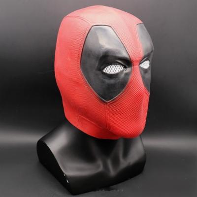 China obvious & Deadpool Breathable Full Face Mask Halloween Movie Mask Movie Latex Deadpool Main Cosplay Mask for sale