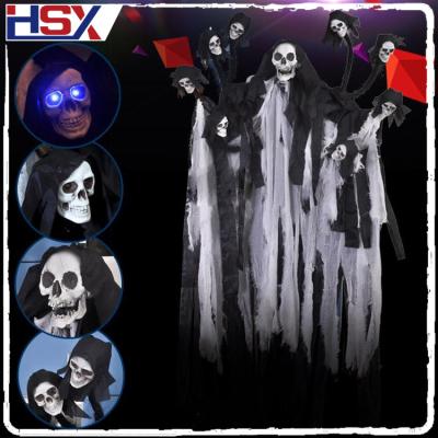 China Horror and Newcomer Event and Party Supplies Realistic Type and Scary Party Decoration Halloween Decoration with LED Hanging Ghost for sale