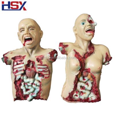 China Newcomer Realistic Horror Halloween Decorations Realistic Ghost Body Ghost Props For Haunted House Decor for sale