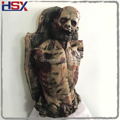 China 2018 New Arrival Lifelike And Horror Rotten Lifelike Party Deco Halloween Half Body China Prop for sale