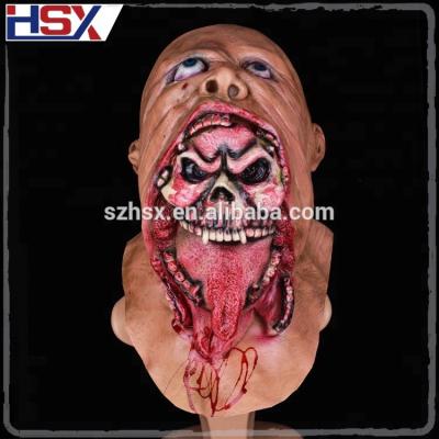 China Wholesale Custom Realistic Print Scary Halloween Horror Mask Eco-friendly Latex Mask for sale