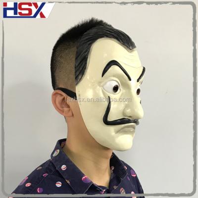 China Hot La Casa De Papel La Casa De Papel Realistic Printing Movie Latex Face Mask 