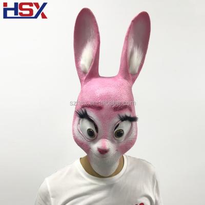 China New Arrival 2018 Realistic Printing Judy Hopps Rabbit Mask - Realistic Latex Movie Halloween Animal Head Mask - Zootopia - Funny Party Costume for sale