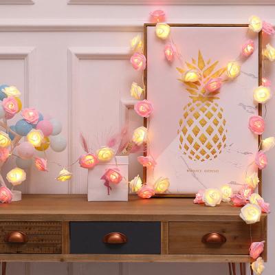 China Christmas Light LED Rose String Lights for Valentine's Day Rose Decoration Night Light Christmas Home Fairy Lights 1M/2M Wedding Girl Heart for sale