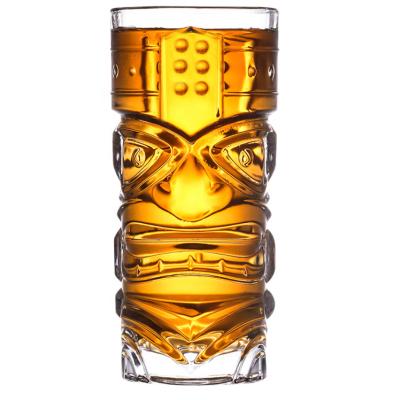 China Wholesale 15oz Tiki Glass Mug Barware Hawaii Tiki Glass Cocktail Tall Collins Drinking Glasses from Europe for sale