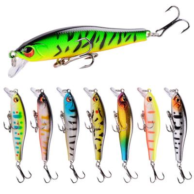 China 7cm Minnow 6g Downstream Fishing Lure Mini Trout Bait Small Wobbler Vibrating Fish Crankbait Japan Lightweight Sinking Tackle FS2314 for sale