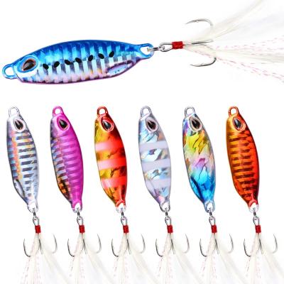 China Bait 10g Bait Fishing Lure Lead Fish Spinnerbait Spoon Metal Minnow Blade Coarse Plopper PESCA Ice Jigs LM0338 for sale