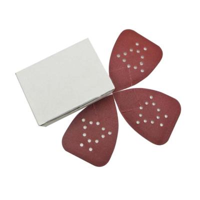 China High Quality SATC Polishing Mouse Shaped Hook and Loop Dustproof Sanding Discs 95*135mm 12 Holes for sale