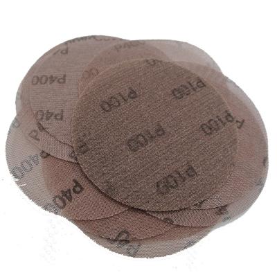 China Aluminum Oxide SATC 6 Inch 80-800grit Abrasive Mesh Sanding Discs For Portable Self Generating Central Vacuum Systems for sale