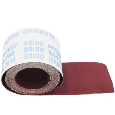 China SATC 115*50m J Weight Cloth Polishing Red Sanding Roll, Aluminum Oxide, Sanding Roll for Polishing Grit40-240 for sale