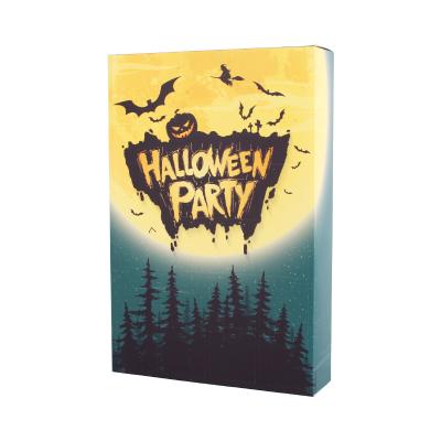 China Custom Logo Design Halloween Blind Box Recyclable Christmas Gift Packaging Advent Calendar Cardboard Box for sale