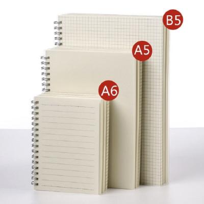 China Manufacturer Cheap Price B5 A6 A5 Size University Student Stationery Blank Square Printed Single Notebook for sale