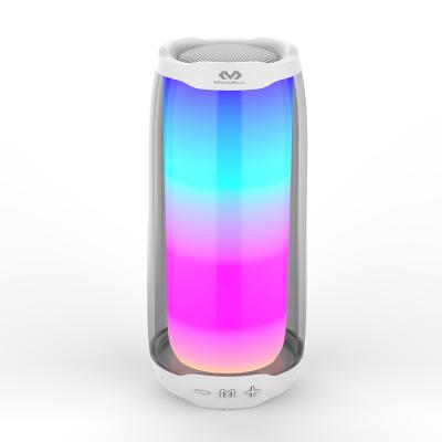 China Wireless Charger for OEM Super Bass Mobile Phone Mini BT Mini Portable Speaker RGB LED Display Stereo Sound Light Wireless Charger for sale