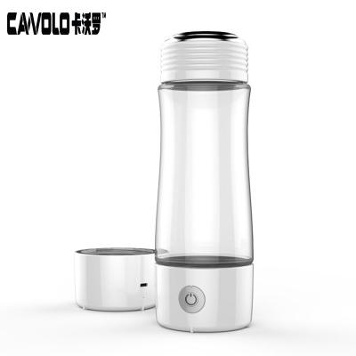 China Car New Design H2 Inhalation Function Portable 450ml Hydrogen Rich Water Generator Bottle for sale