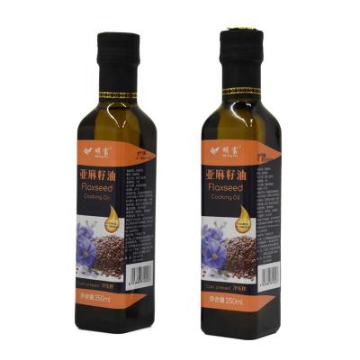 China Wholesale 150ml Omega 3 Flax Seed Oil Cooking Fresh Pressed 100% Edible Oil for sale