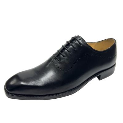 China Waterproof Men's Formal Dress Shoes Genuine Leather Men's Black Formal Stylish Men Shoes for sale