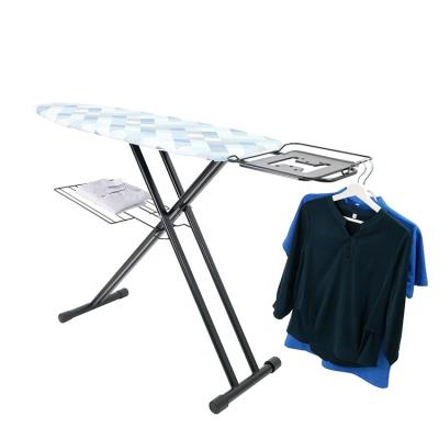 China High Quality 100% Portable Home Ironing Legs Cotton Cover Foldable And Adjustable Ironing Boards for sale