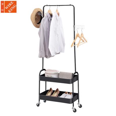 China Modern Custom Luxury Modern Custom Luxury Coat Hanger Rack Metal Door Clothing Display Rack Boltless Coat Rack Powder Coated for sale