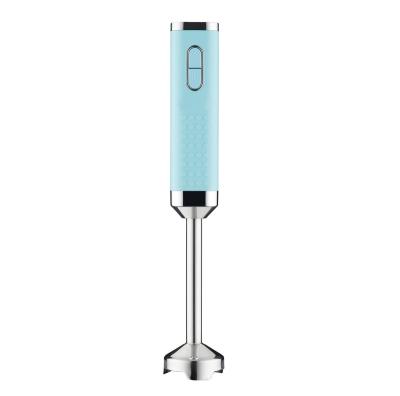 China Multifunctional Hand Blender High Level Speed ​​Wear Resistant 2 Buttons With 4 Sheet SS Blade Hand Blender for sale