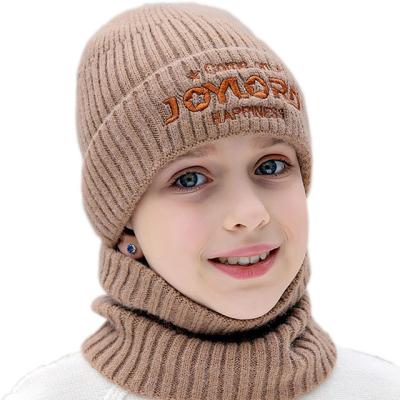 China European And American Knitted Baby Autumn And Winter Bib Warm Hats Sun Protection Hood for sale