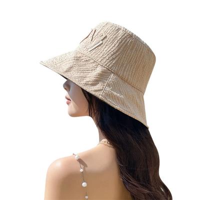 China Casual Outdoor Glue Anti-ultraviolet Anti-ultraviolet Outdoor Sunshade Hat Ladies Sunscreen Foldable Basin Hat for sale