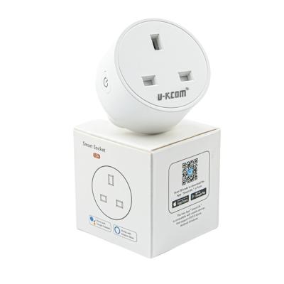 China New Design US Smart Socket Adapter Wireless WiFi Voice Control Remote Power Socket UK-00001 for sale