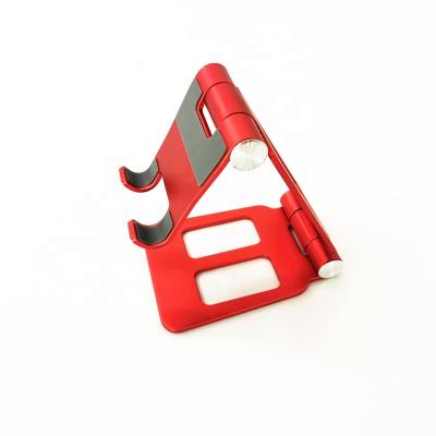 China Adjustable Wholesale High Quality Aluminum Alloy Material Mobile Phone Holder Black Red Gray Color for sale