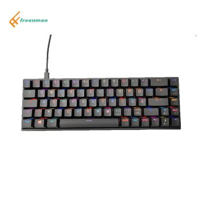 China ABS Freenman Bluetooth Radio Wired Mechanical Gaming Keyboard For Windows Mac Android for sale