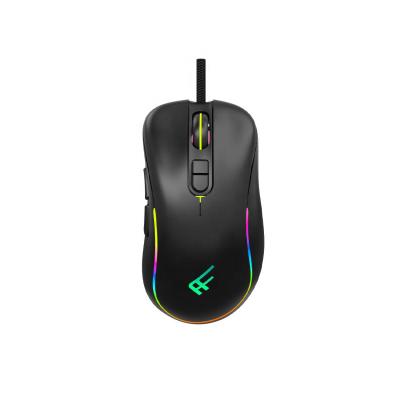 China Game Freenman 7200 DPI Mechanical Wired Gaming Mouse 7 Keys Programmable Wired Ergonomic Mouse Gamer RGB Backlit Glowing Gaming Mouse for sale