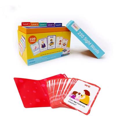 China High Quality Alphabet Custom Audio Cards Print Kid Card Game Bee Playing Cards For Kids for sale