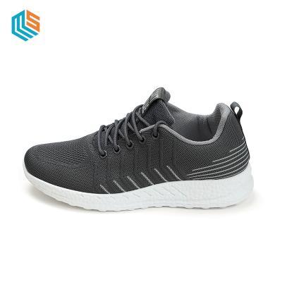 China Fashion Trend Free Sample New Models Casual Shoes Walking Sneakers Men Sports Breathable Knitting Running Shoes for sale