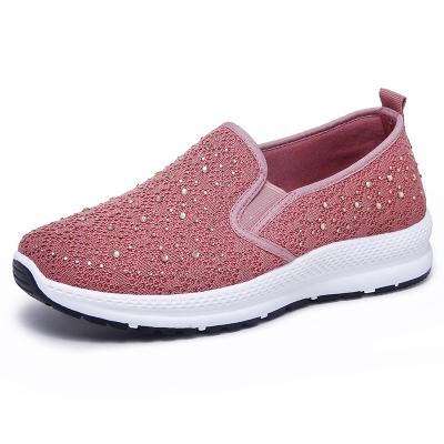 China Fashion Trend Slip On Shallow Low Boat Shoes Mesh Loafers Platform Shoes Womens 2021women's Casual Shoes for sale